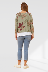 Ester top - khaki