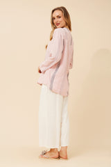 Hana top - Blush pink