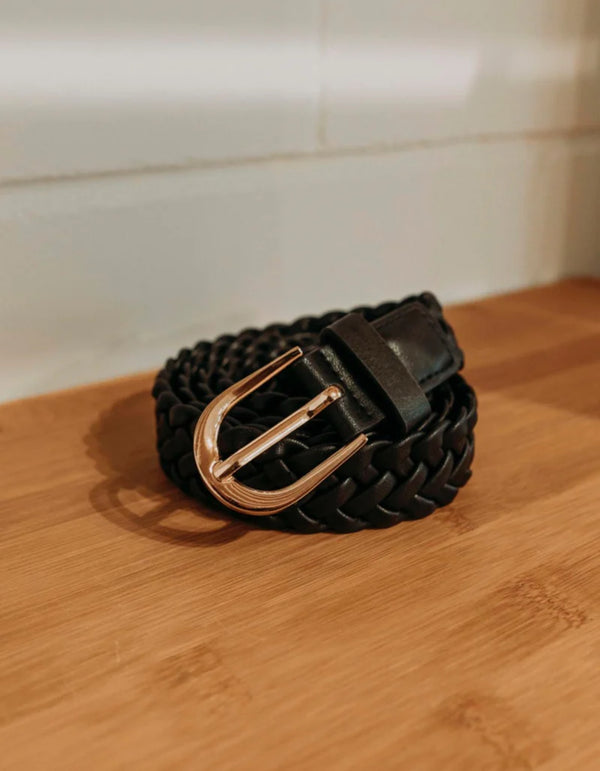 Rosamonde braided belt - Black