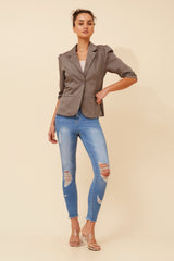 Anna blazer- taupe