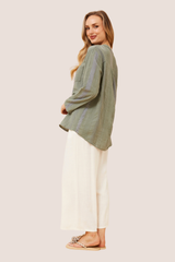 Hana top - khaki