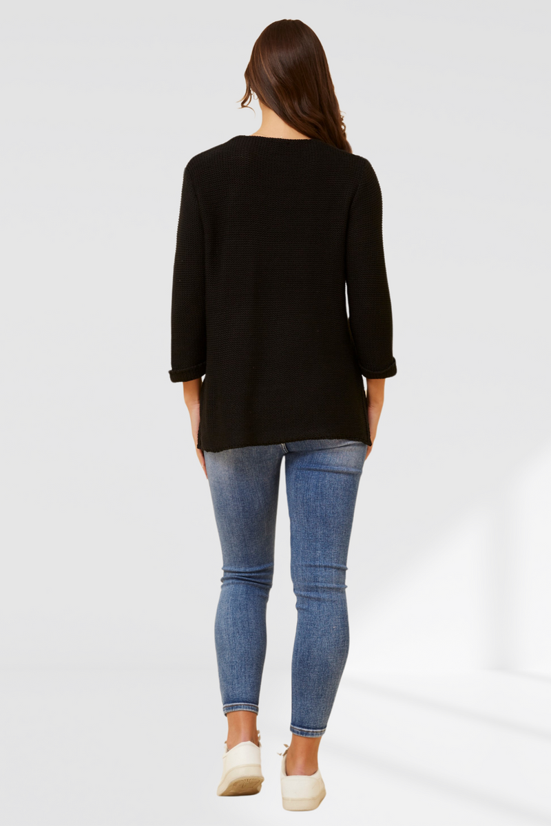 Karina Knit Jumper - Black