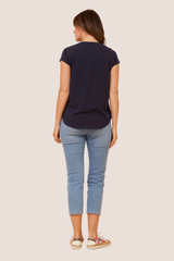 Vogue tee- Navy