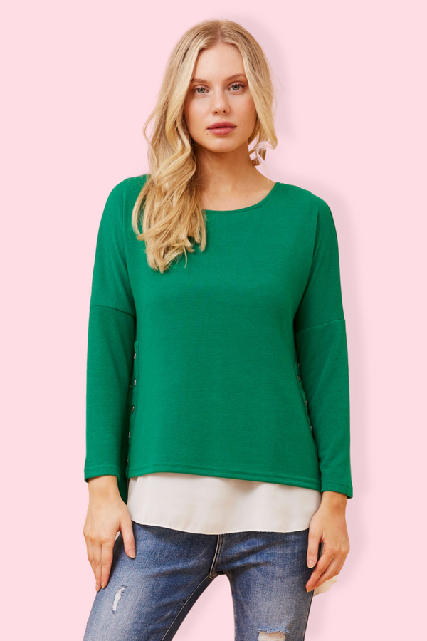 Double Layer Top - Green