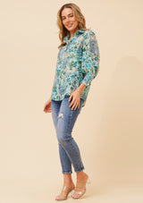 Margot shirt - multi green