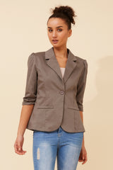Anna blazer- taupe