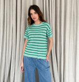 Sav knit - green stripe