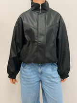 Sophie PU jacket - Black