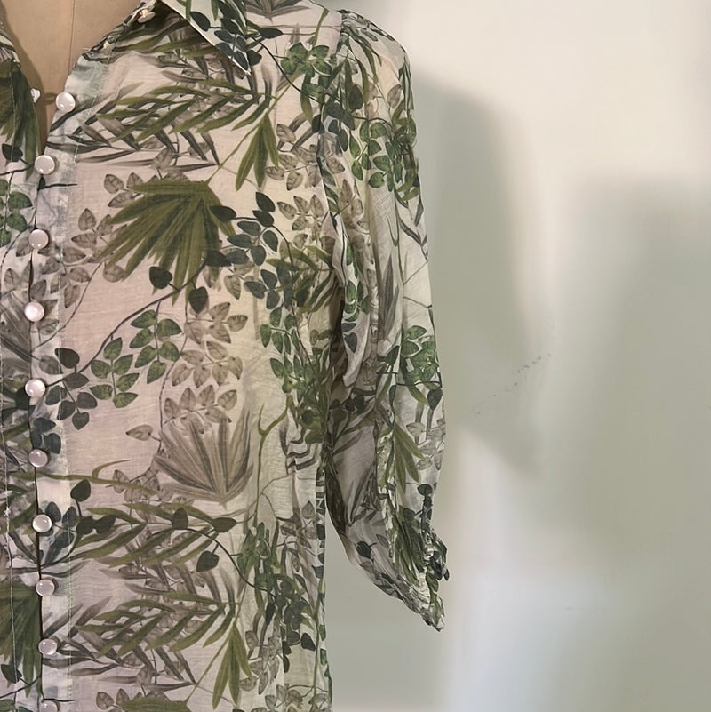 Sally Shirt - multi green