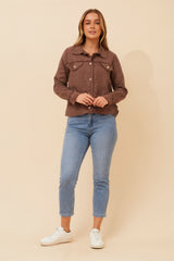 Marjorie jacket - chocolate