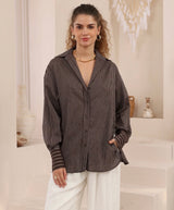 Liam shirt - chocolate