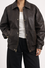 Ebony pu jacket