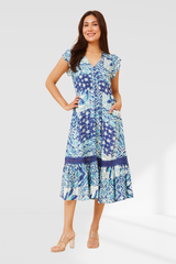 Angie dress - Blue