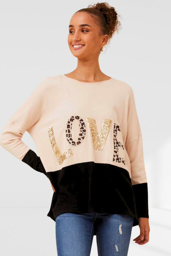 LOVE Sequin Knit