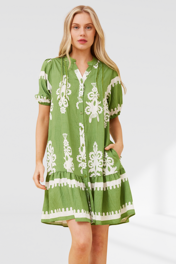 Luella Dress - Green