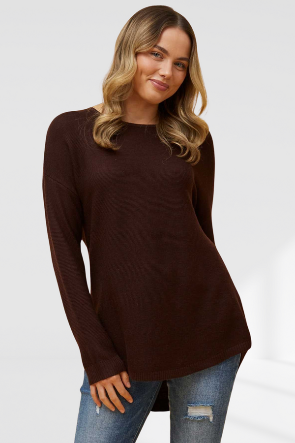 Aria Knit - Chocolate