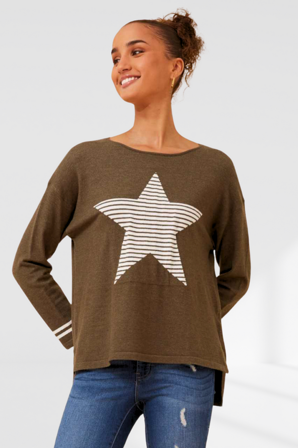 Star Knit - Khaki