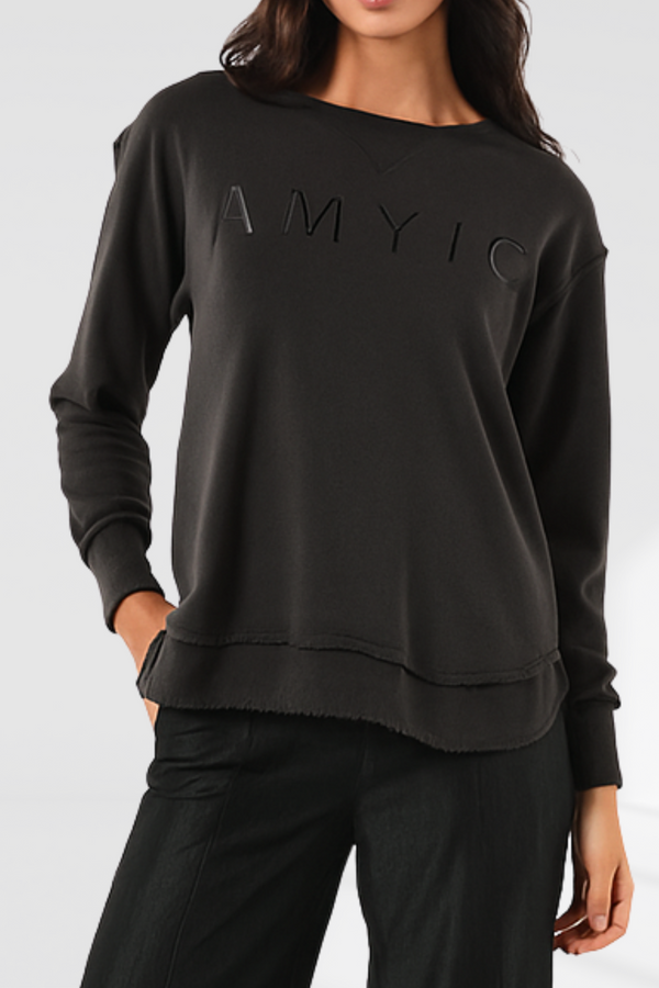 Amyic Sweater - charcoal