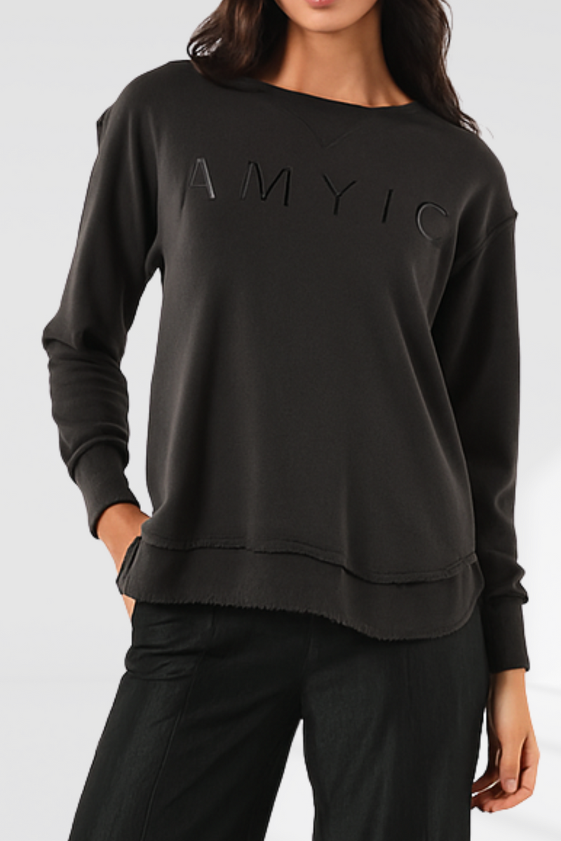 Amyic Sweater - charcoal