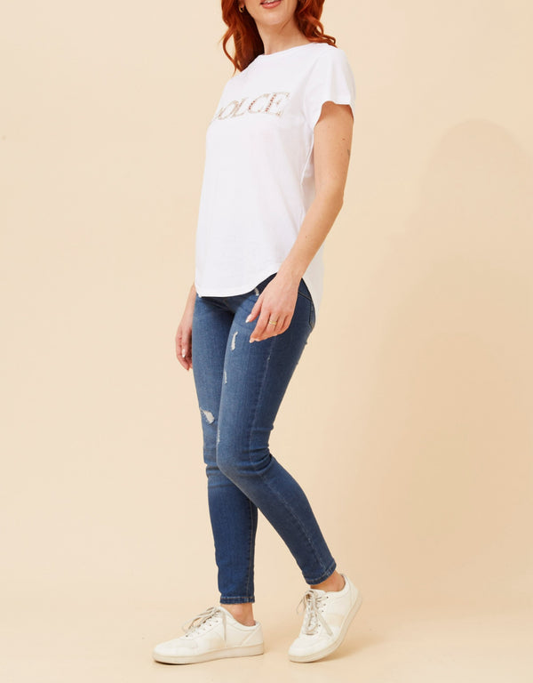 Dolce Tee - White