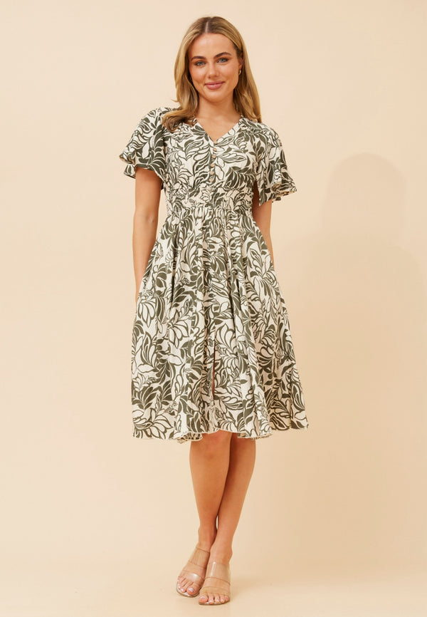 Eliana dress - khaki