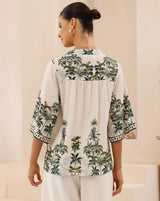 Gabby top - Tropical print