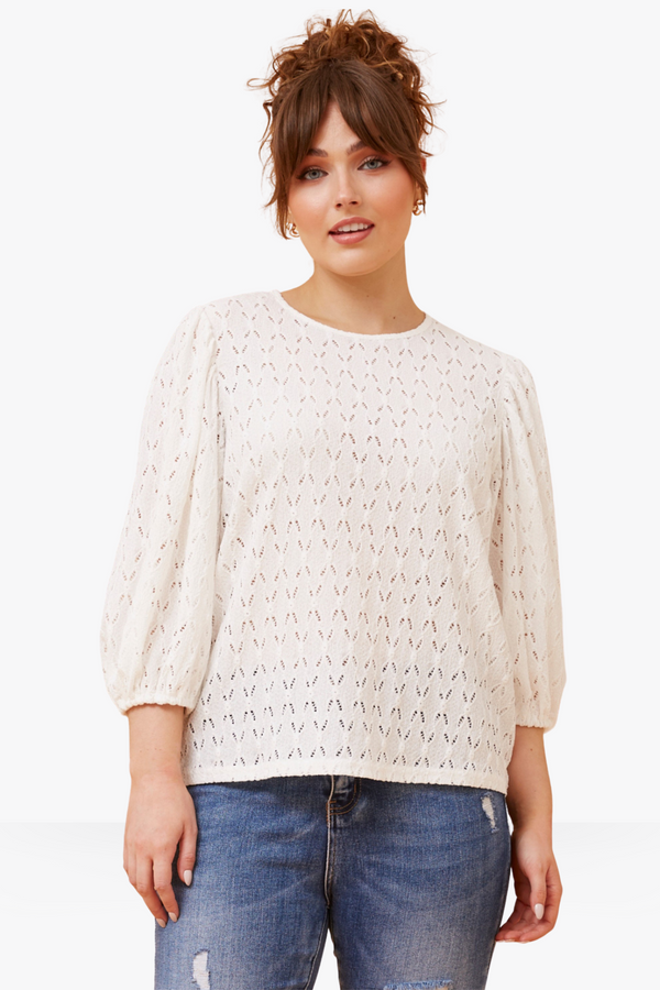 Vanessa top- white