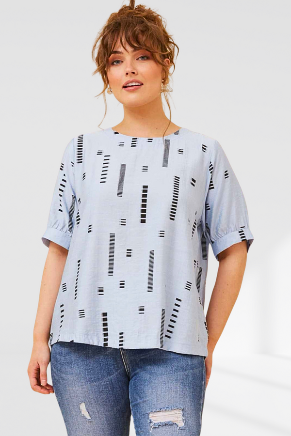Abstract Top - Palette Blue