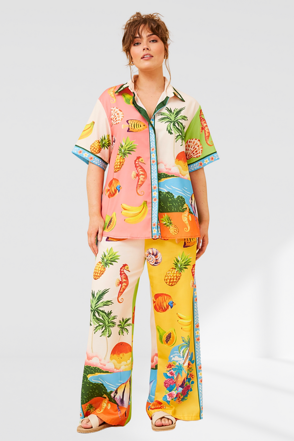 Tarni Tropical Print Set