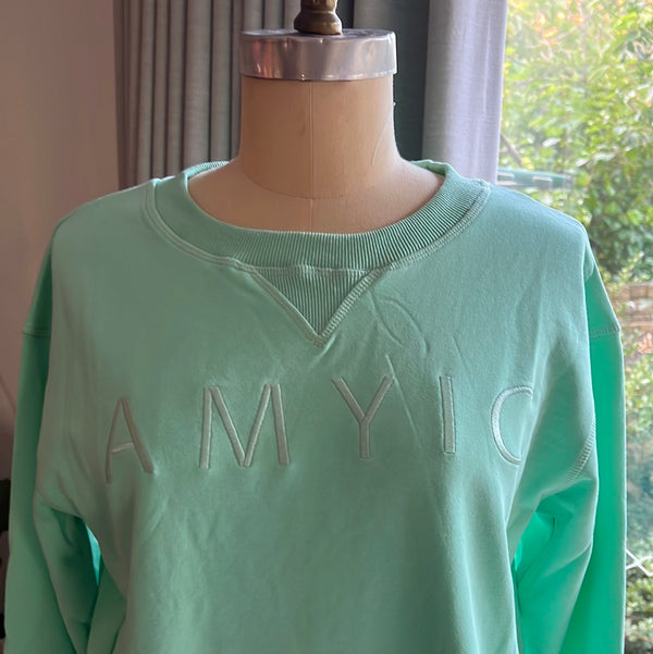 Amyic sweater - Apple Green/Mint