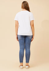 Queen bee tee - white