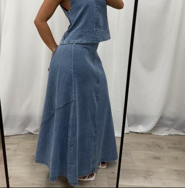Meilani denim skirt