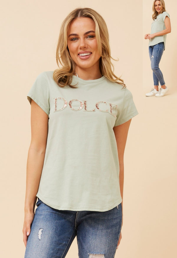 Dolce Tee - Sage