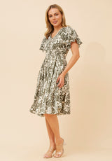 Eliana dress - khaki