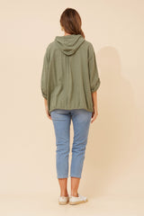 Fiona solid jacket - khaki