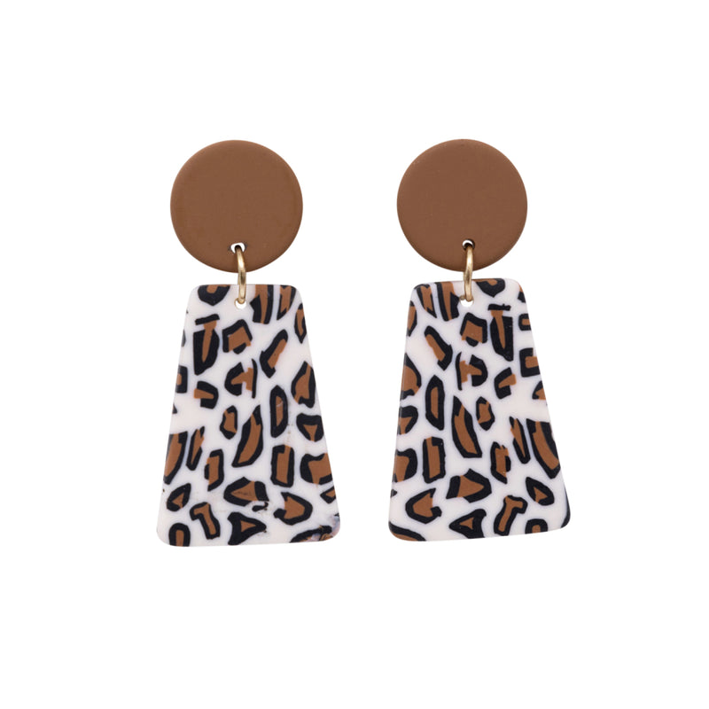 Leopard Print Earrings