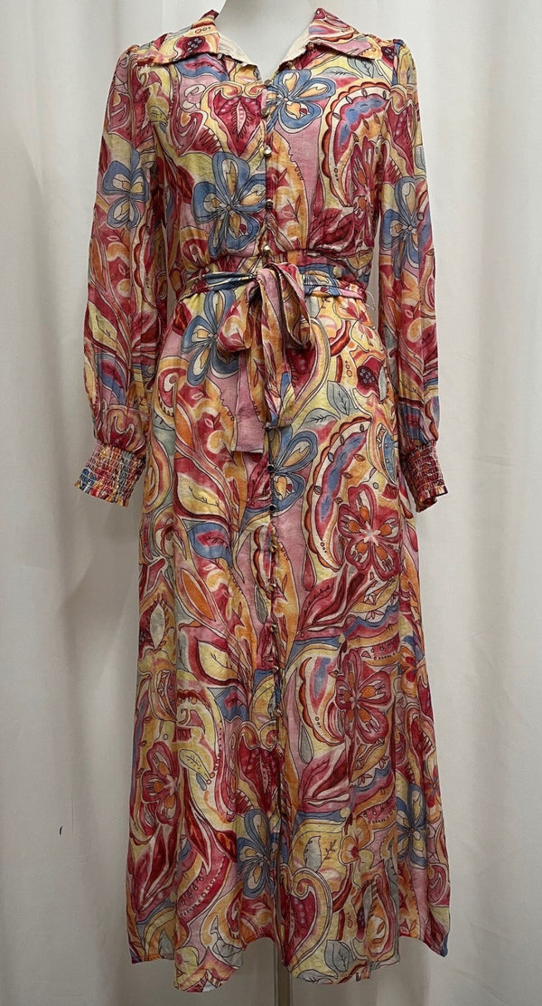 Elly dress - multi pink