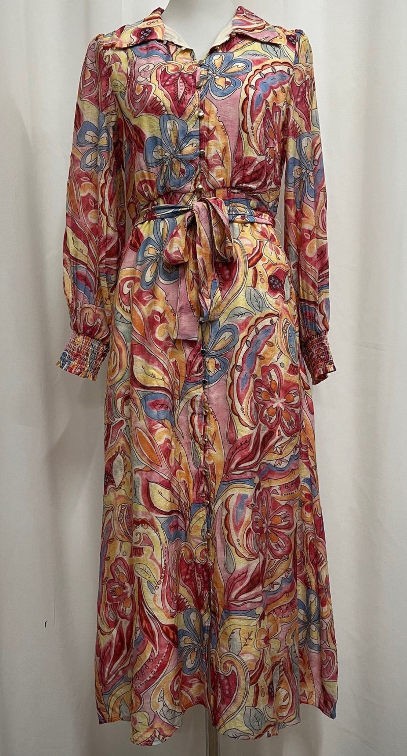 Elly dress - multi pink