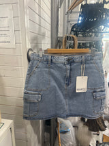 Calista Skirt - Denim