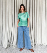 Sav knit - green stripe