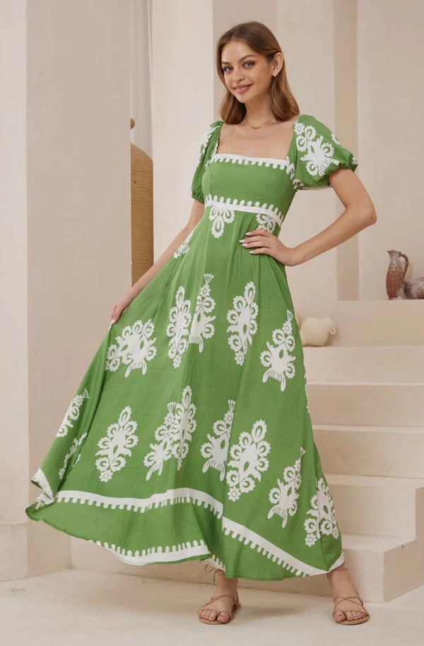Suzanna Dress - Green