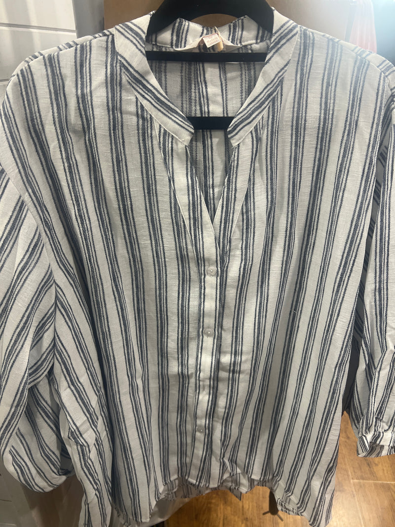 Anna shirt - Blue Strip