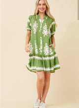 Luella Dress - Green