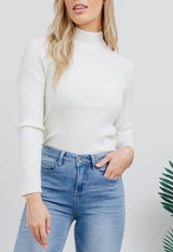 Azure knit - white