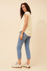 Vogue tee- lemon sorbet