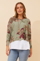 Ester top - khaki