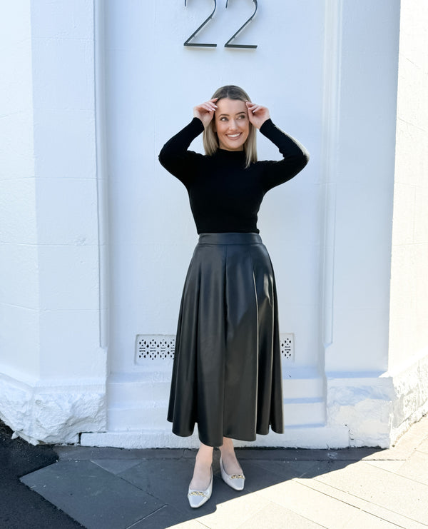 Samantha PU skirt