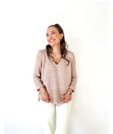 Domini Loop Knit Jumper -Beige