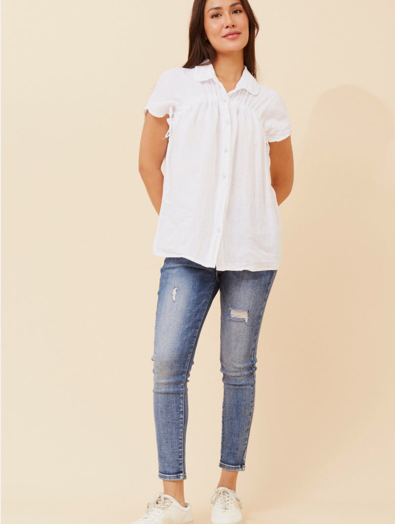 Celine linen shirt - White