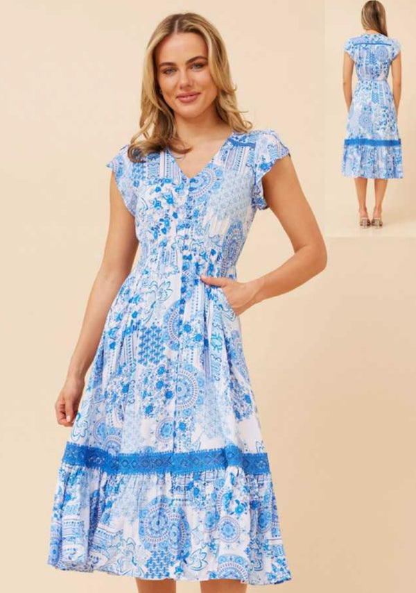 Sally dress - Blue